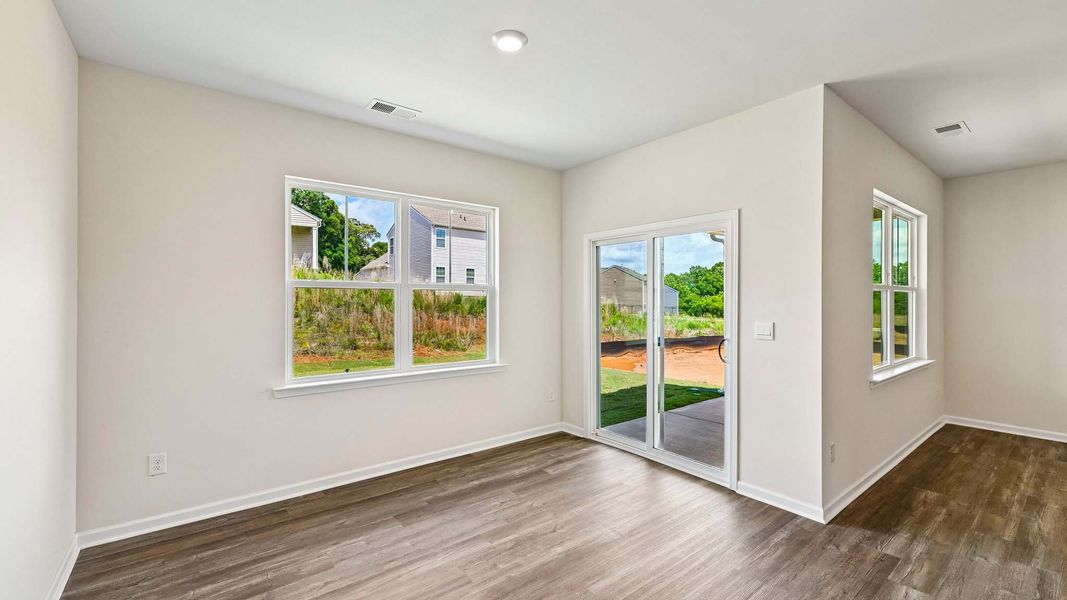 Spacious, unfurnished interior of a new home in Cline Village, Conover (Image 17). Spacious, unfurnished interior of a new home in Cline Village, Conover (Image 17).