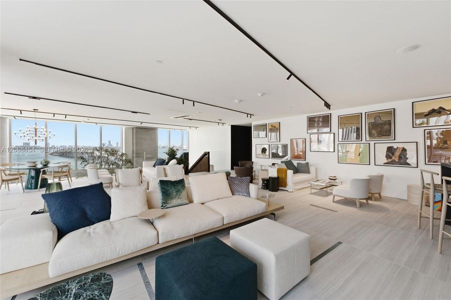 Furnished interior view inside a new home in , Miami (Image 8). Furnished interior view inside a new home in , Miami (Image 8).