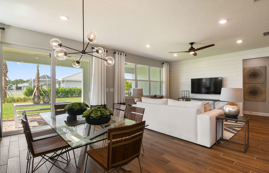 Representative furnished interior of a home built from the Palmary by DiVosta in Talon Preserve on Palmer Ranch, Nokomis (Image 32).