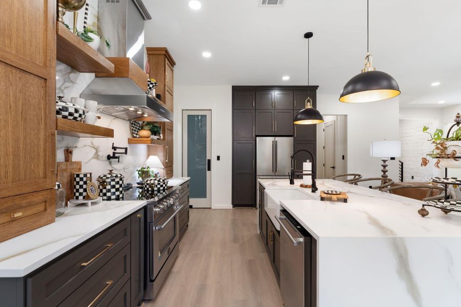 Furnished interior view inside a new home in , Livingston (Image 4).