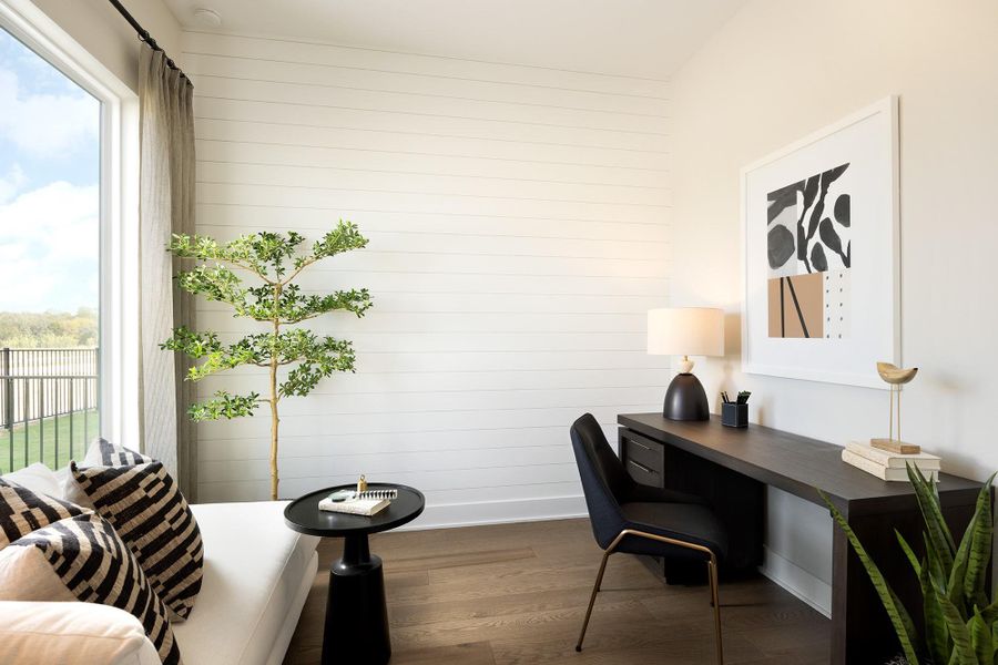 Furnished interior view inside a new home in Novel, Austin (Image 4). Furnished interior view inside a new home in Novel, Austin (Image 4).