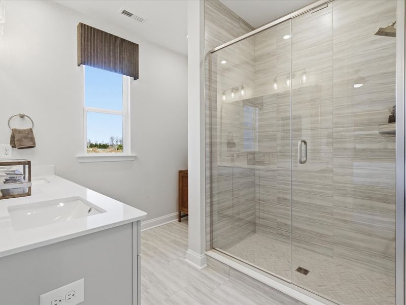 Representative furnished interior of a home built from the Anne by Tri Pointe Homes in Southbridge, Fort Mill (Image 23).