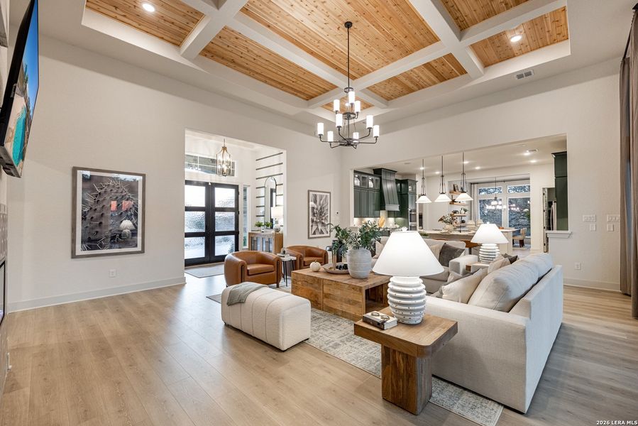 Furnished interior view inside a new home in , San Antonio (Image 29).