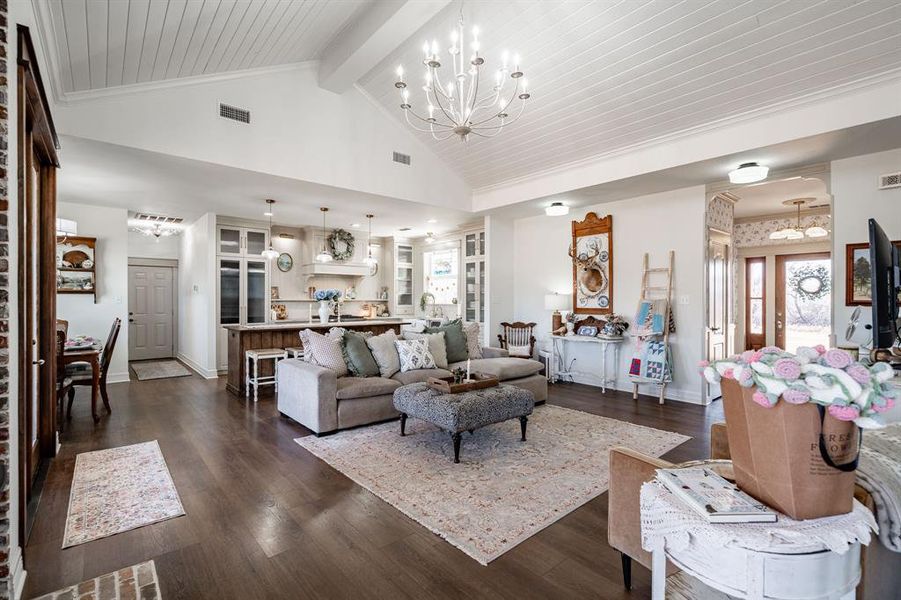 Furnished interior view inside a new home in , Abilene (Image 8).