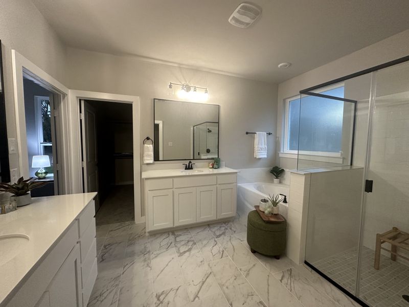 Representative furnished interior of a home built from the McKinley V by Cheldan Homes in Terra Vista, Springtown (Image 9). Representative furnished interior of a home built from the McKinley V by Cheldan Homes in Terra Vista, Springtown (Image 9).