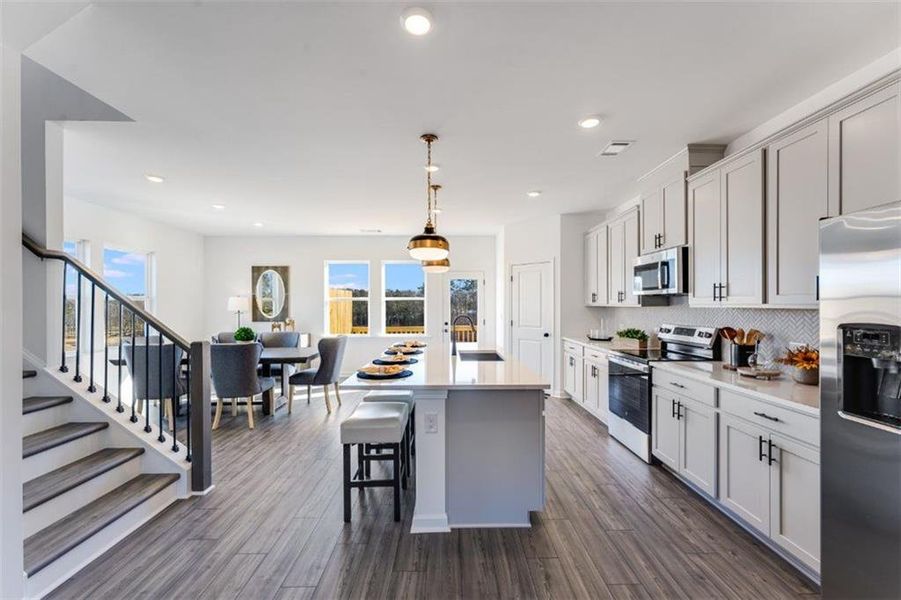 Furnished interior view inside a new home in Chandler Run, Tucker (Image 5).