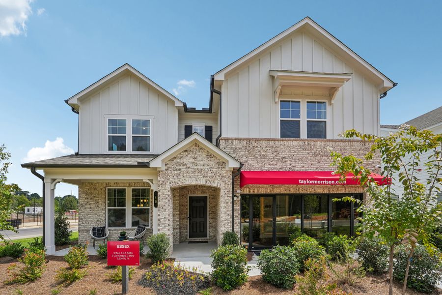 Representative exterior photo of a completed home built from the Essex by Taylor Morrison in Bennett Farm, Loganville, GA (Image 20).