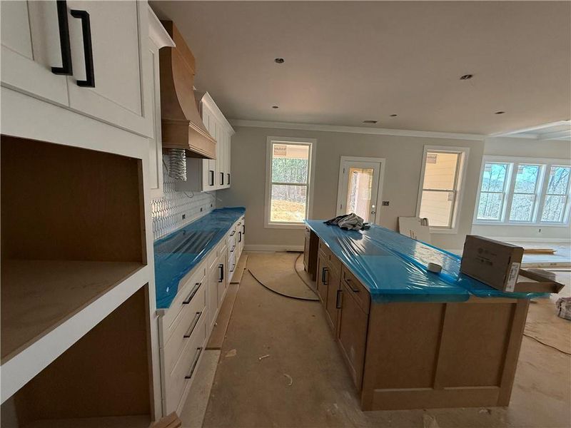 In-progress construction of a new home in , Gainesville, GA (Image 39).