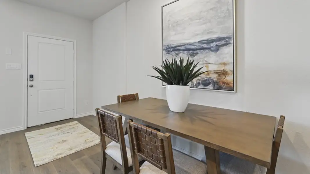 Furnished interior view inside a new home in Liberty Crossing, Royse City (Image 4).