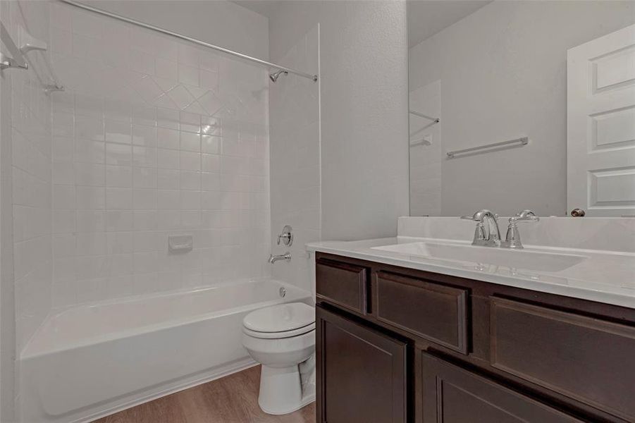 Furnished interior view inside a new home in Marvida, Cypress (Image 8).