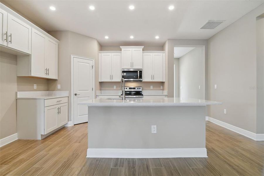 Furnished interior view inside a new home in , St. Petersburg (Image 4).