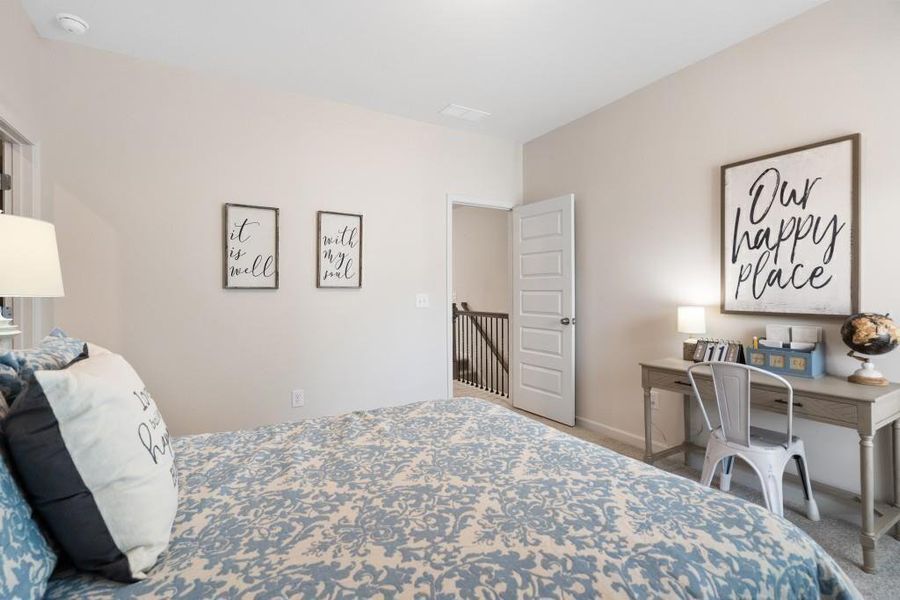 Furnished interior view inside a new home in Jones Ridge, Dallas (Image 33).