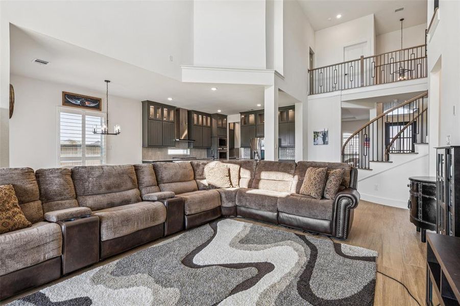 Furnished interior view inside a new home in Cambridge Estates, Prosper (Image 29). Furnished interior view inside a new home in Cambridge Estates, Prosper (Image 29).
