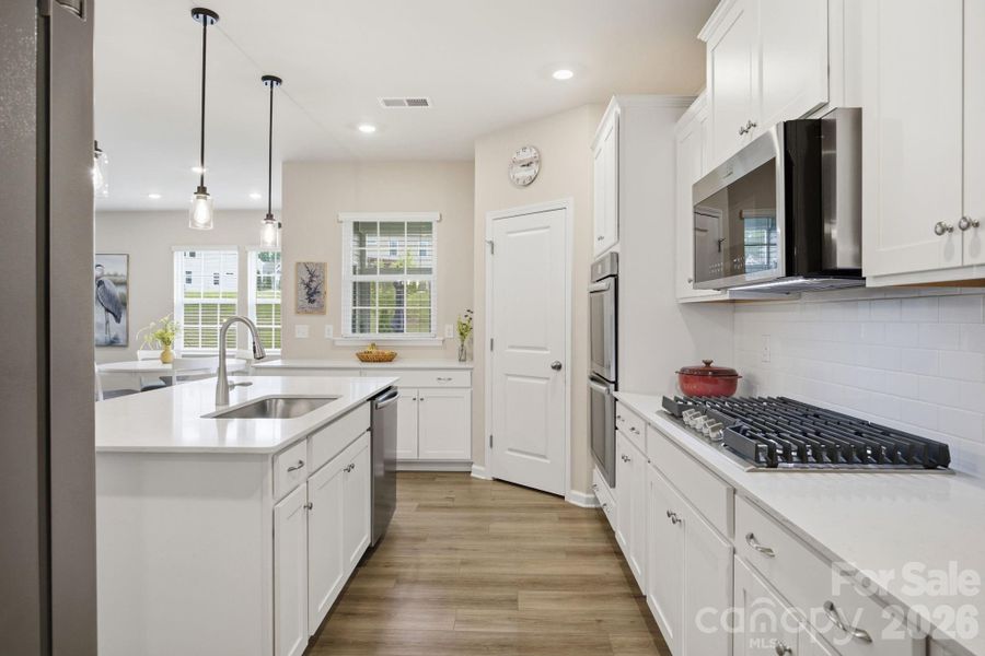 Furnished interior view inside a new home in Falls Cove at Lake Norman, Troutman (Image 11).