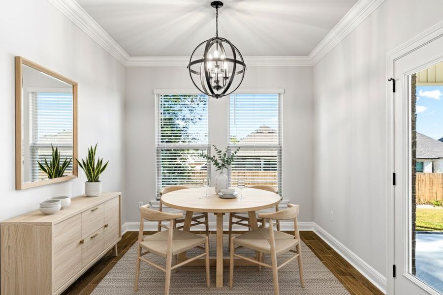 Front exterior of a new home in Sentinel Ridge, Pace, FL, highlighting curb appeal (Image 16).