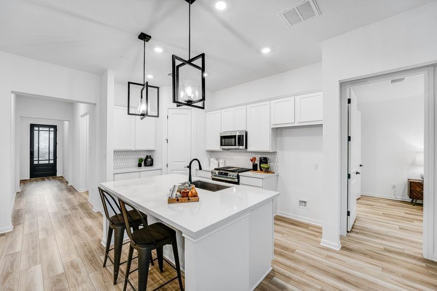 Furnished interior view inside a new home in Nolina, Georgetown (Image 8).