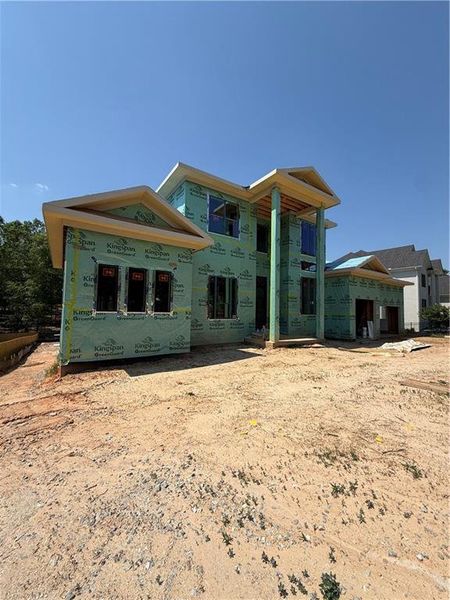 In-progress construction of a new home in , Flowery Branch, GA (Image 4). In-progress construction of a new home in , Flowery Branch, GA (Image 4).