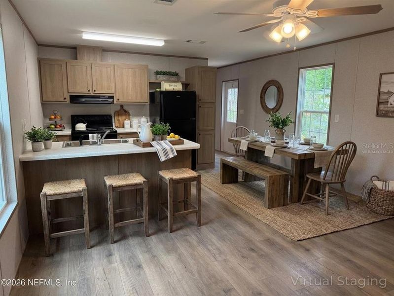 Furnished interior view inside a new home in , Interlachen (Image 8).