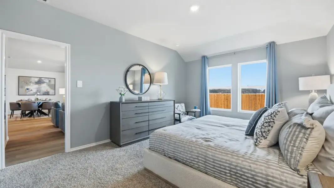 Furnished interior view inside a new home in Valley Brook, Fort Worth (Image 18).