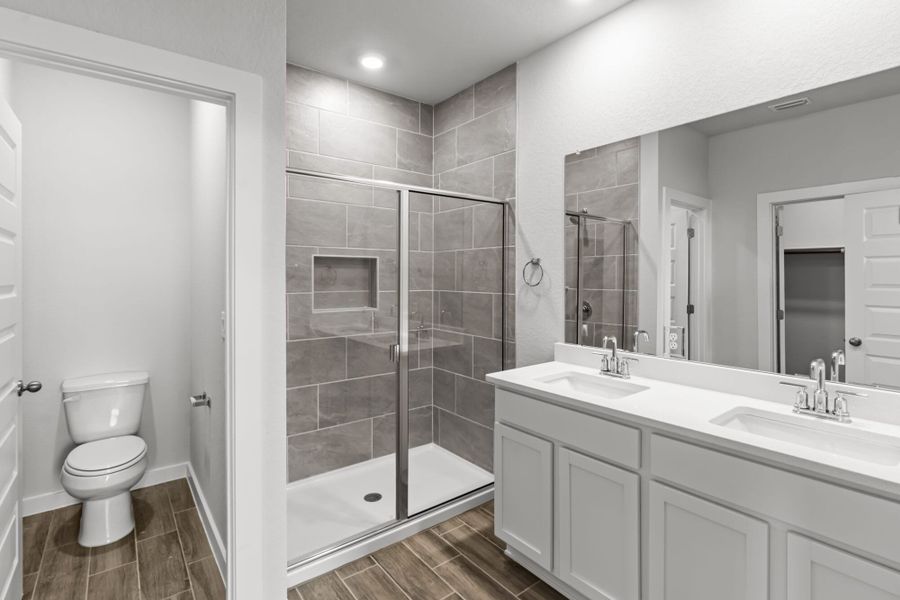 Furnished interior view inside a new home in Talley Fields, San Antonio (Image 19).