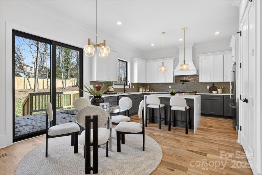 Furnished interior view inside a new home in , Charlotte (Image 8).