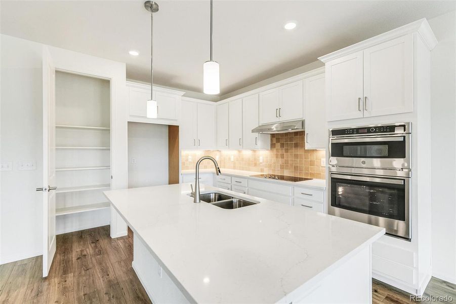 Furnished interior view inside a new home in Terrain Oak Valley, Castle Rock (Image 12).