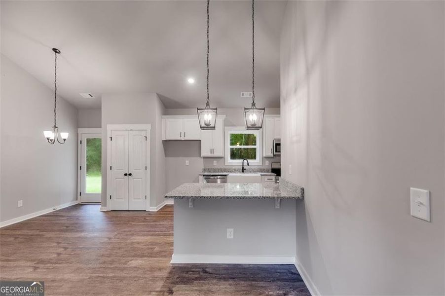 Furnished interior view inside a new home in , Buchanan (Image 4).
