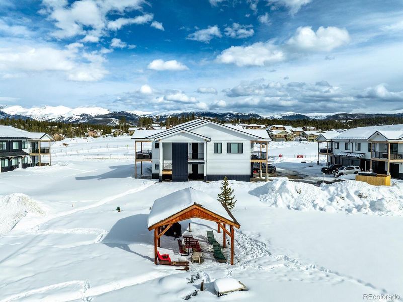 Front exterior of a new home in , Fraser, CO, highlighting curb appeal (Image 20).