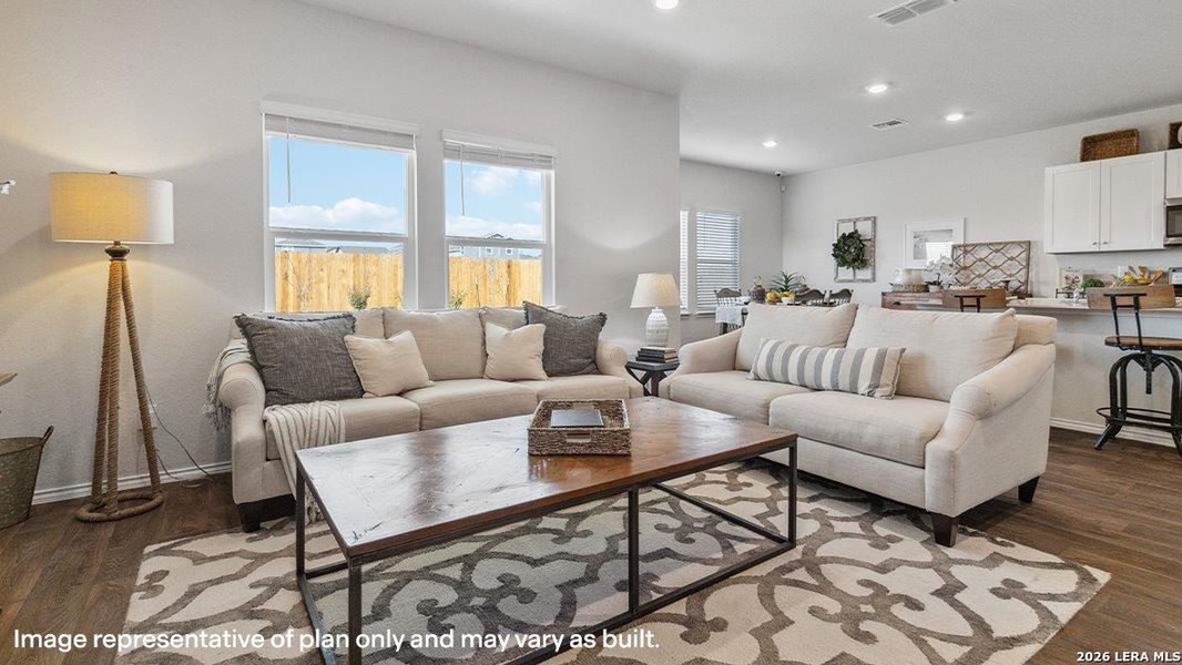 Furnished interior view inside a new home in Veranda, San Antonio (Image 13).