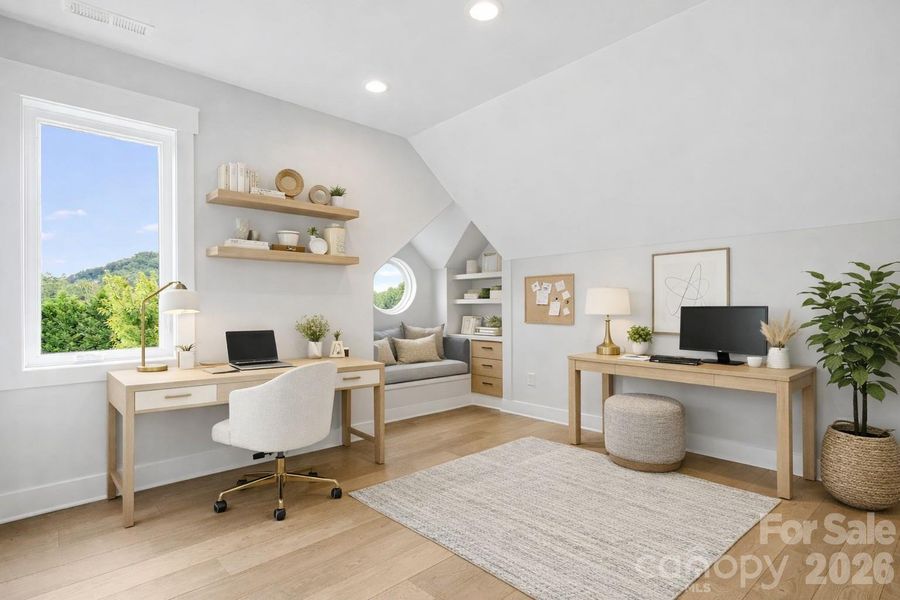 Furnished interior view inside a new home in , Hendersonville (Image 5).