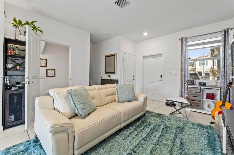 Furnished interior view inside a new home in , Miami (Image 15).