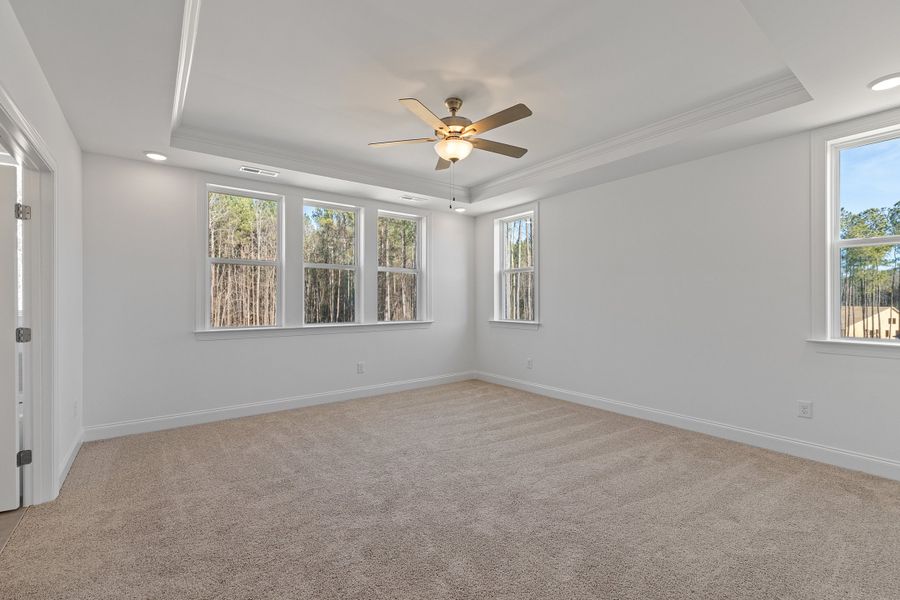Representative unfurnished interior of a home built from the The Hampton by RobuckHomes in Baylee Ridge, Selma (Image 101). Representative unfurnished interior of a home built from the The Hampton by RobuckHomes in Baylee Ridge, Selma (Image 101).