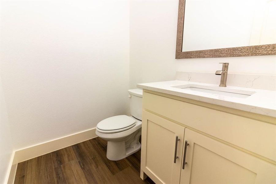 Furnished interior view inside a new home in , Post Oak Bend City (Image 8).