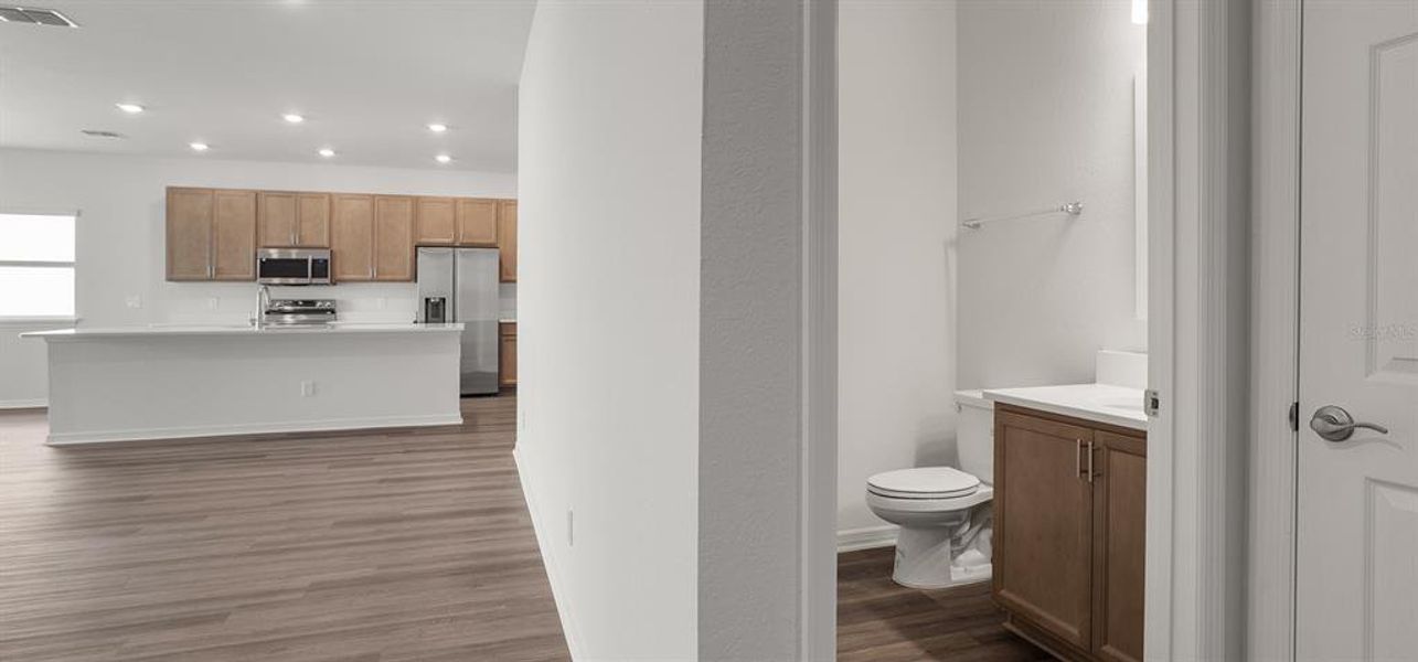 Furnished interior view inside a new home in The Crossings - Single-Family Homes, St. Cloud (Image 11).