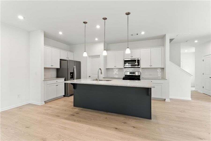 Furnished interior view inside a new home in The View at Groover’s Lake, Lithia Springs (Image 7).