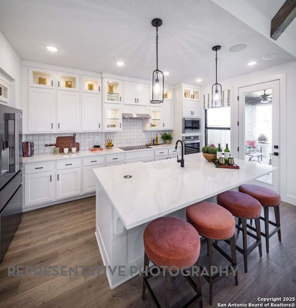 Furnished interior view inside a new home in , Castroville (Image 13).