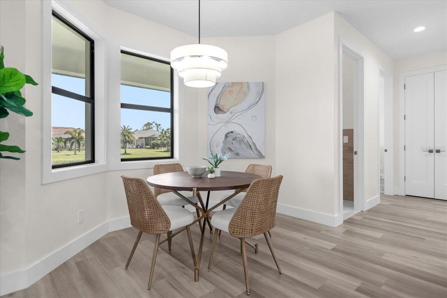 Furnished interior view inside a new home in , Rotonda West (Image 40).