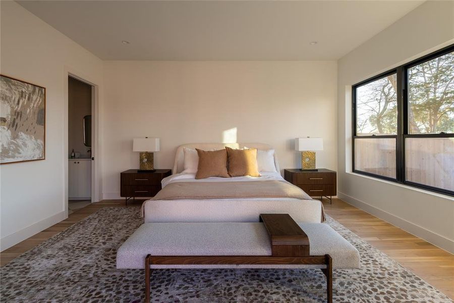 Furnished interior view inside a new home in , Dallas (Image 9).