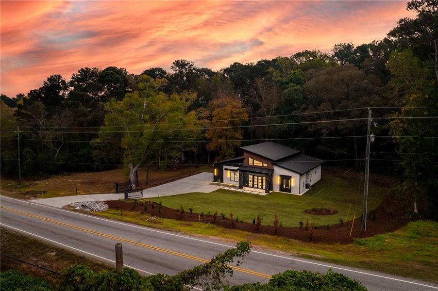 Front exterior of a new home in , Winder, GA, highlighting curb appeal (Image 33).