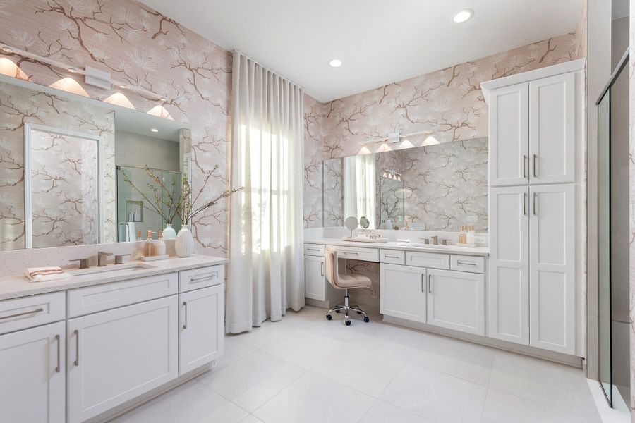 Representative furnished interior of a home built from the Elena by GL Homes in Valencia Ridge (55+), Wesley Chapel (Image 12).