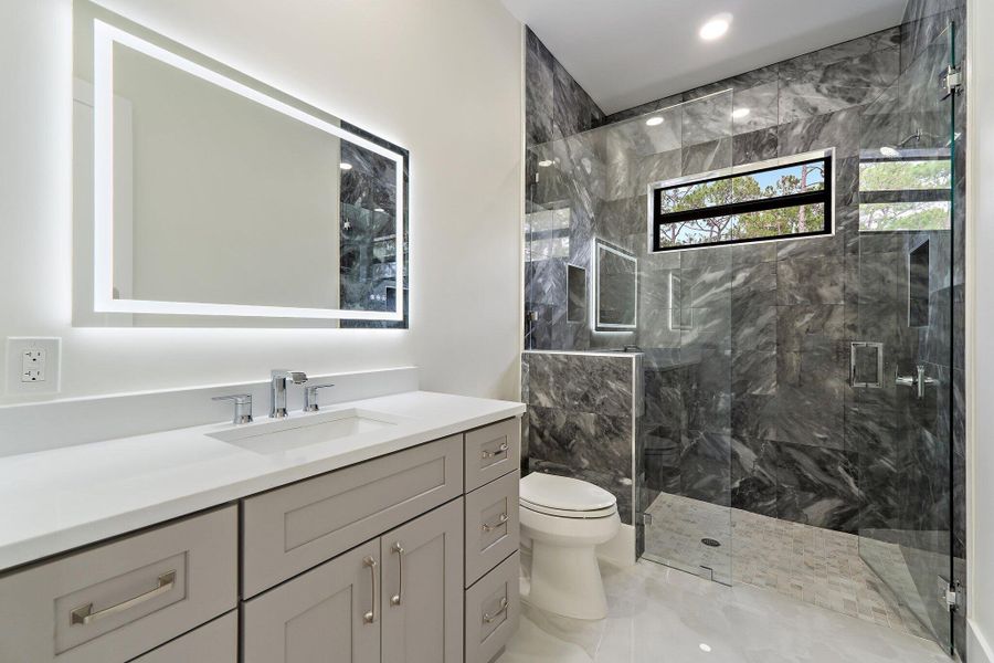 Furnished interior view inside a new home in , Jupiter (Image 48).