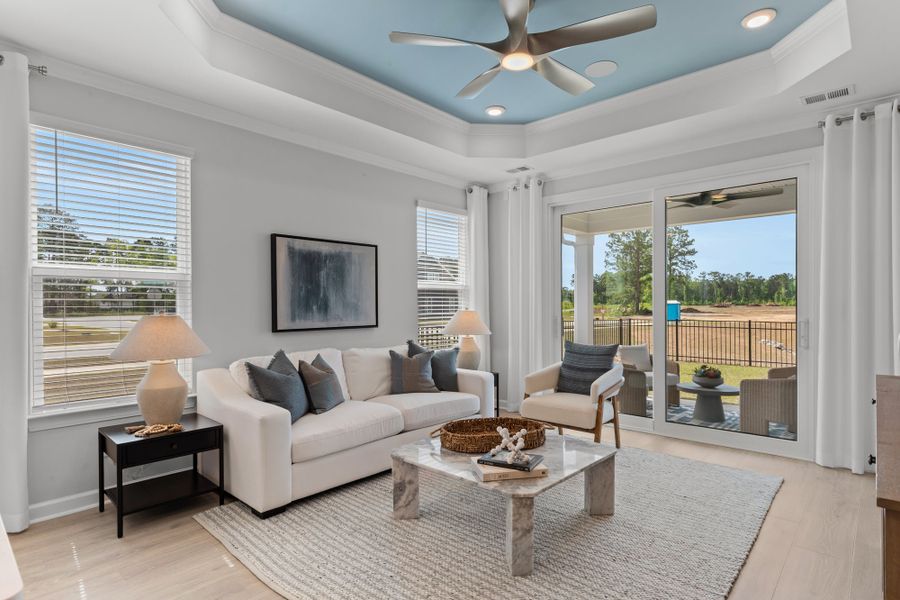 Furnished interior view inside a new home in Terrapin, Leland (Image 28).