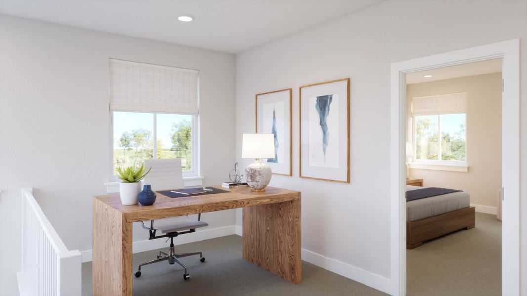 Representative furnished interior of a home built from the 2 by Trumark Homes in Trumark Homes at Tanterra, Parker (Image 14).