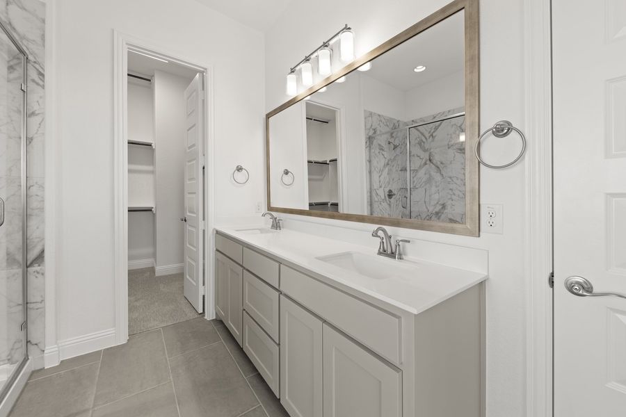 Representative furnished interior of a home built from the Rockport by Windsor Homes in Anna Town Square, Anna (Image 12).