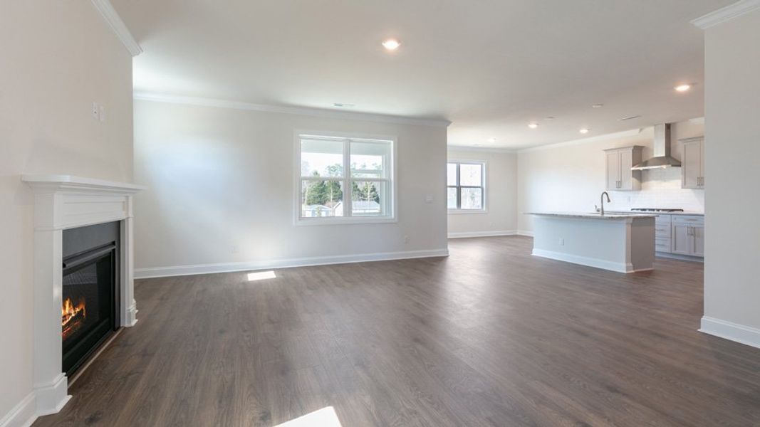 Spacious, unfurnished interior of a new home in The Manors at Winston Pointe, Clayton (Image 13).