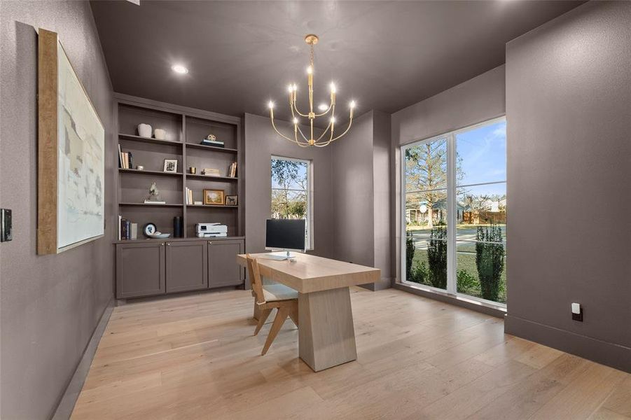 Furnished interior view inside a new home in , Dallas (Image 35).