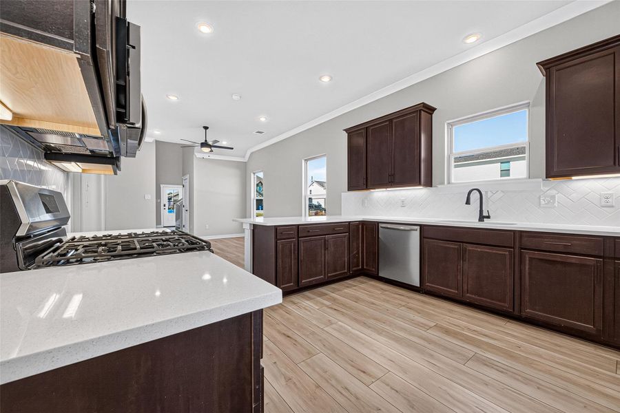 Furnished interior view inside a new home in Mostyn Springs, Magnolia (Image 9).