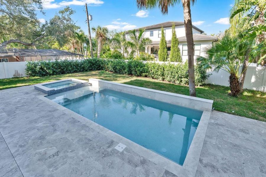 Exterior details and patio area of a home in , Tampa (Image 4). Exterior details and patio area of a home in , Tampa (Image 4).