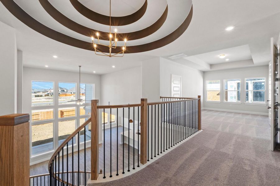 Spacious, unfurnished interior of a new home in Lariat, Liberty Hill (Image 32).