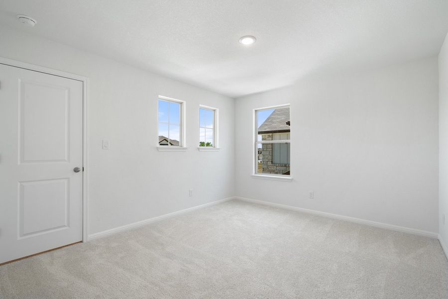 Spacious, unfurnished interior of a new home in Crosswinds, Kyle (Image 31). Spacious, unfurnished interior of a new home in Crosswinds, Kyle (Image 31).